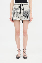 Dior Cashmere & Wool Jacquard Knit Shorts