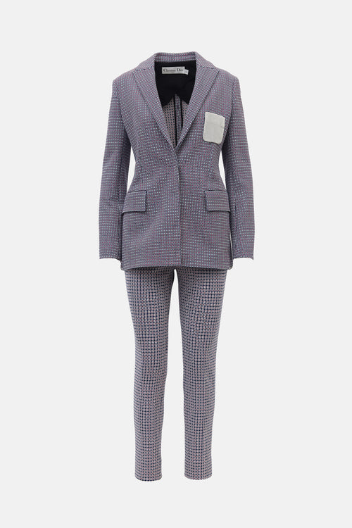 Dior Checked Suit