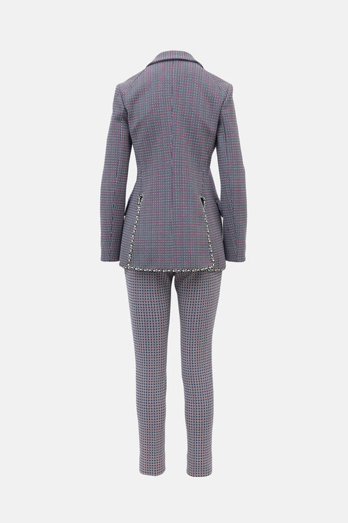 Dior Checked Suit