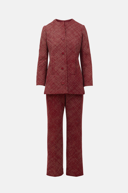 Dior Couture FW 1969 Wool Four Piece Set