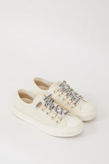 Dior Cream & Gold Walk'N'Dior Sneaker
