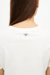 Dior Cream J'Adior 8 Print T-Shirt