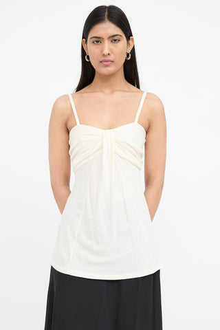 Dior Draped Sleeveless Top