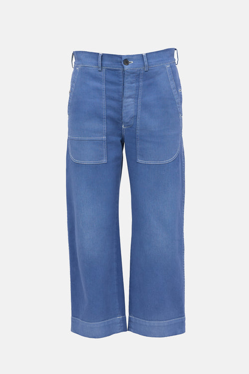 Dior Cropped Straight Leg Pant