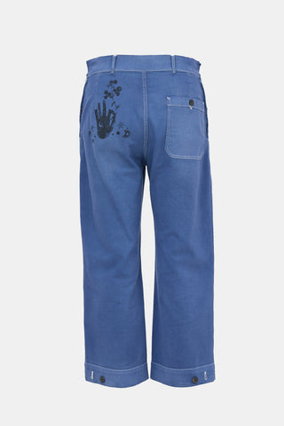Dior Cropped Straight Leg Pant