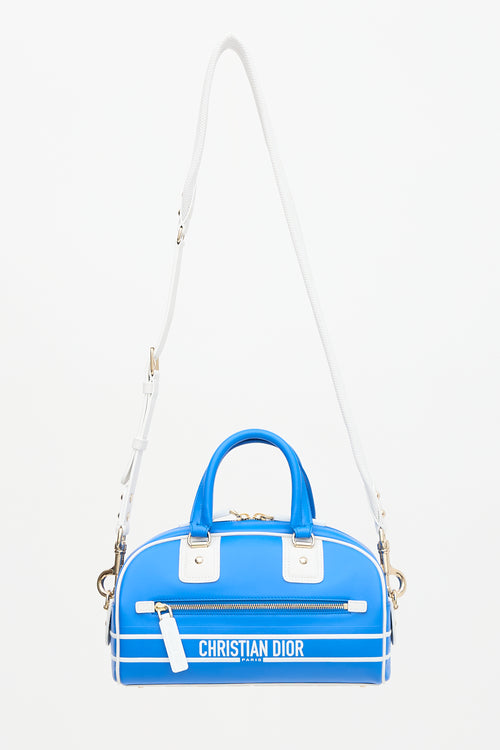 Dior Cruise 2022 Leather Small Vibe Bowling Bag