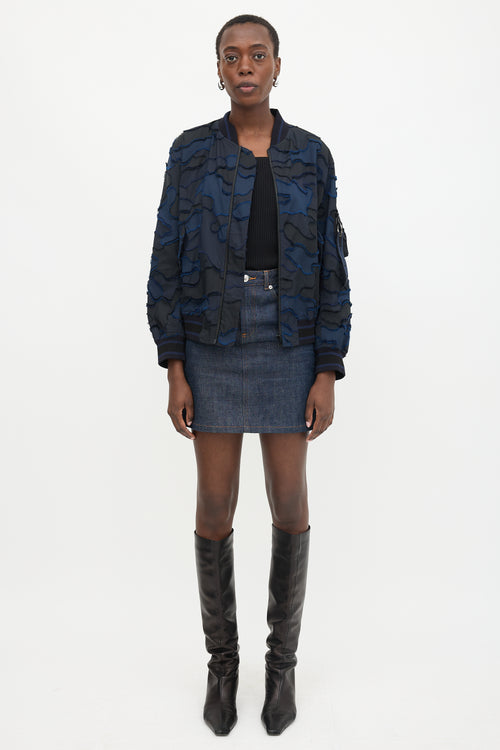 Dior Cruise 2020 Textured Bomber Jacket