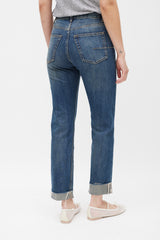 Dior Dark Wash Boyfriend Straight Leg Jeans