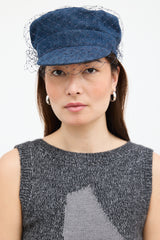 Dior Denim Mesh Hat