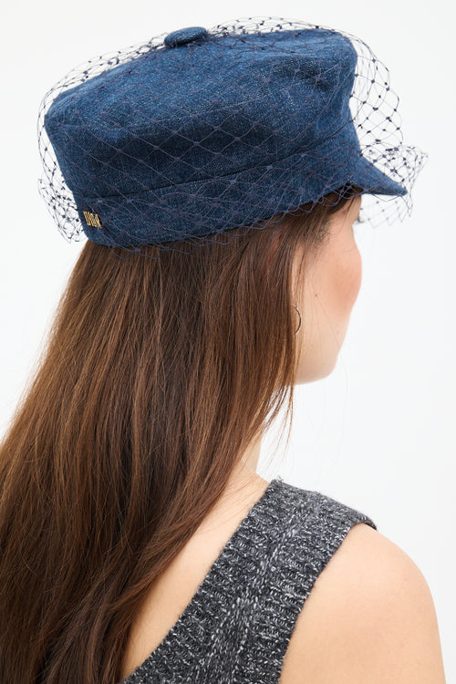 Dior Denim Mesh Hat