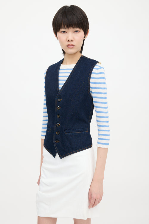 Dior Denim & Chambray Vest