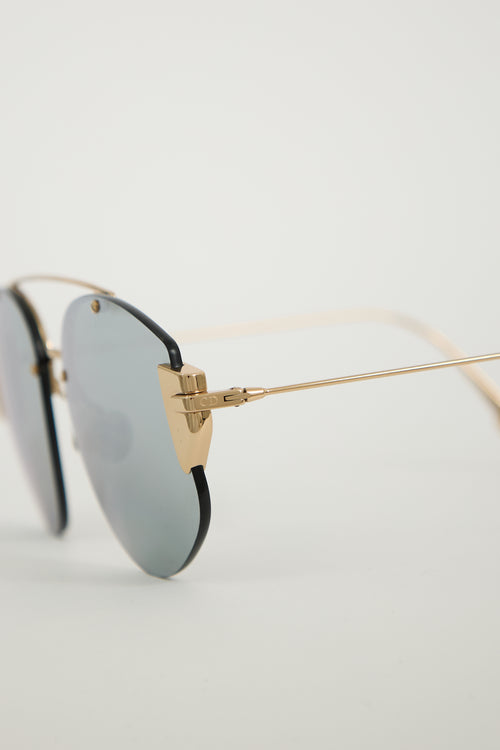 Dior DiorStronger 000DC Mirrored Sunglasses