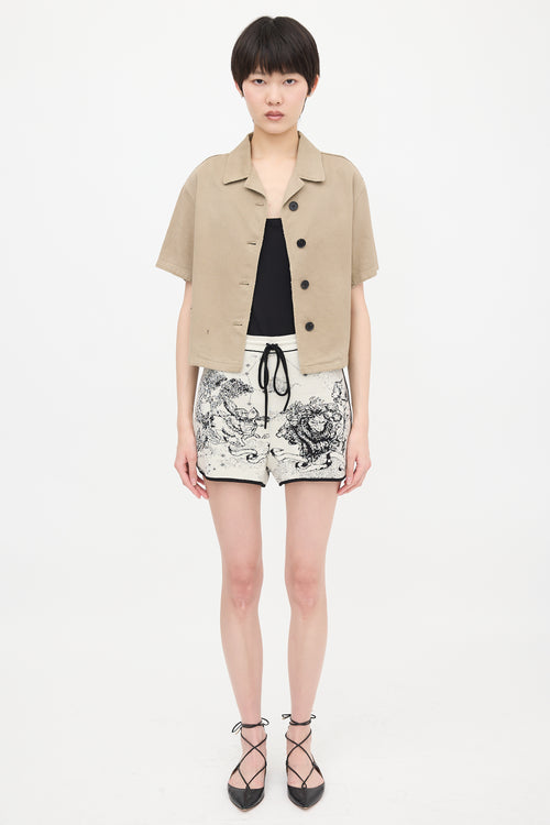 Dior Distressed Twill Shirt