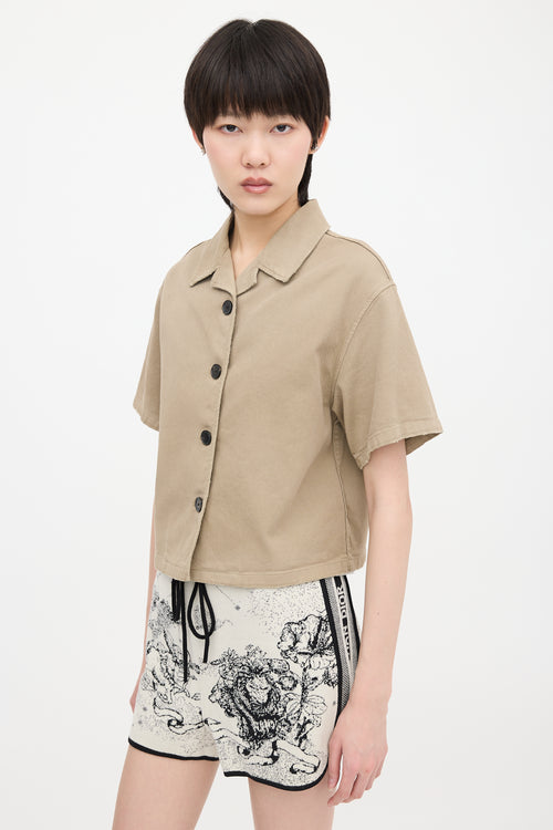 Dior Distressed Twill Shirt