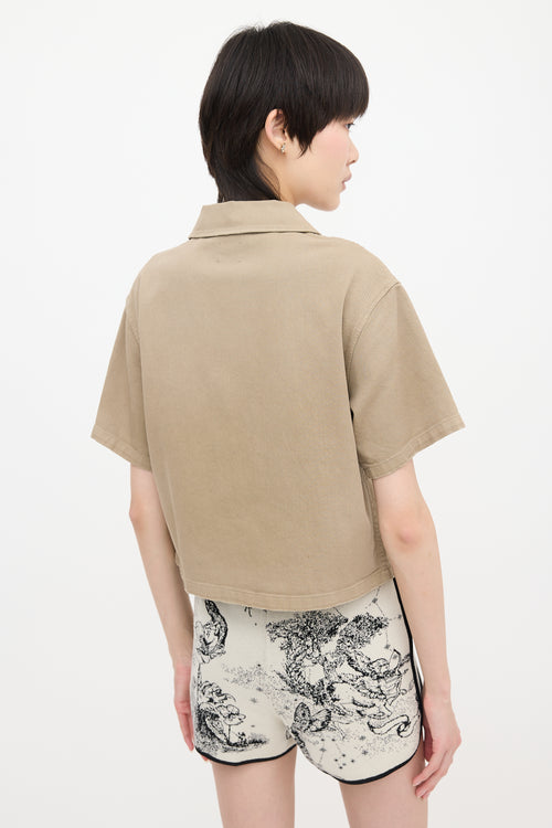 Dior Distressed Twill Shirt