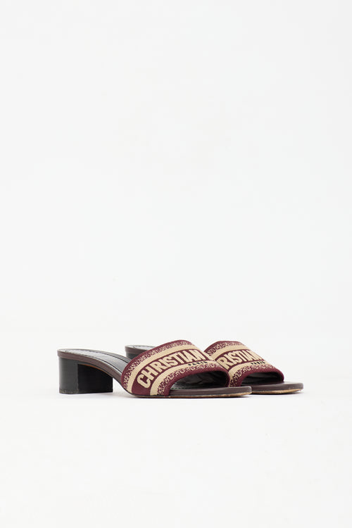 Dior Dway Logo Sandal