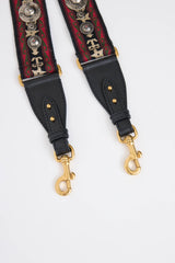 Dior Embroidered Studded Shoulder Strap