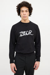 Dior Embroidered Logo Sweatshirt