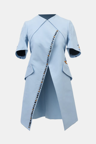 Dior SS 2015 Embroidered Structured Jacket