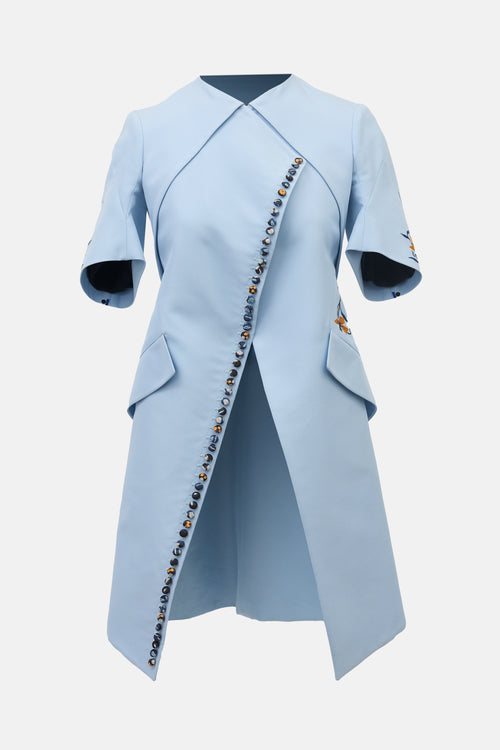 Dior SS 2015 Embroidered Structured Jacket