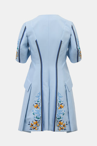 Dior SS 2015 Embroidered Structured Jacket