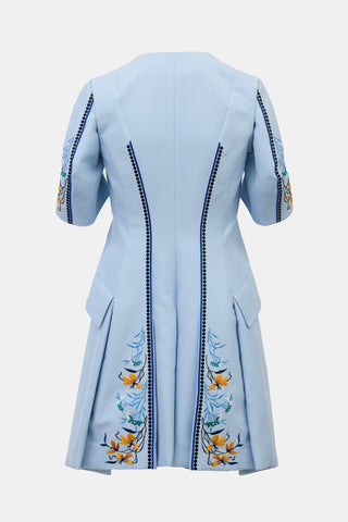 Dior SS 2015 Embroidered Structured Jacket