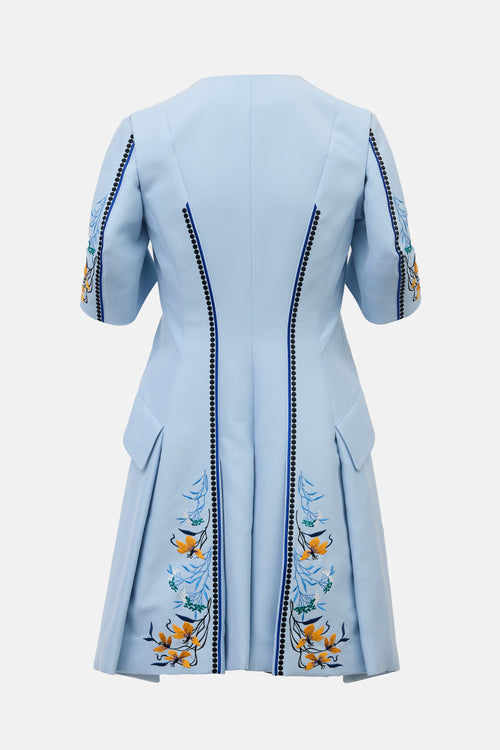 Dior SS 2015 Embroidered Structured Jacket