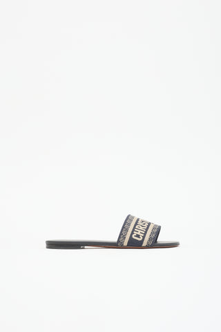 Dior Embroidered Dway Slide