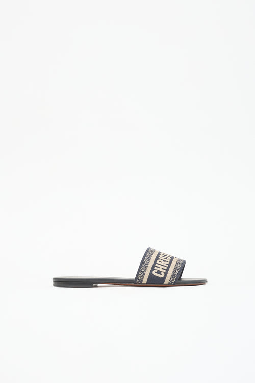 Dior Embroidered Dway Slide