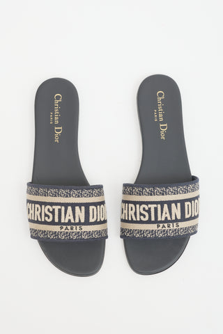 Dior Embroidered Dway Slide