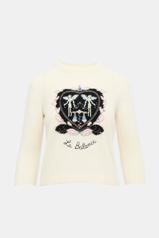 Dior Embroidered La Balance Sweater