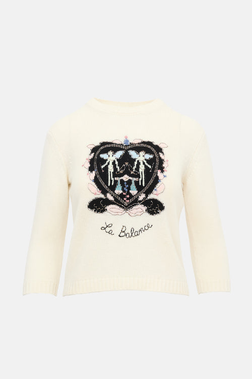 Dior Embroidered La Balance Sweater