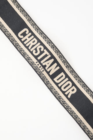 Dior Embroidered Logo Bag Strap