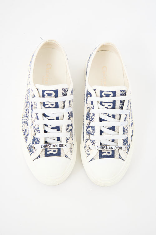 Dior Embroidered Walk'N'Dior Sneaker