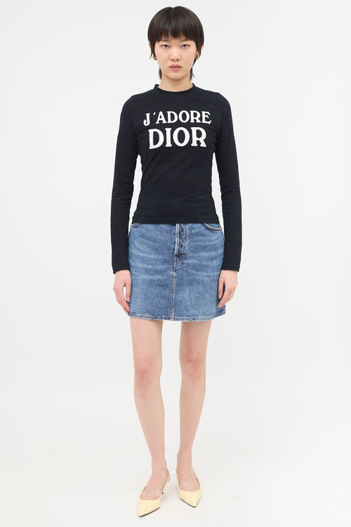 Dior // FW 2001 J'Adore Long Sleeve T-Shirt – VSP Consignment