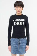 Dior FW 2001 J'Adore Long Sleeve T-Shirt