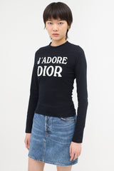 Dior FW 2001 J'Adore Long Sleeve T-Shirt
