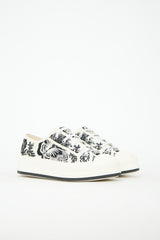 Dior Floral Embroidered Walk'n'Dior Sneaker
