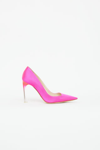 Dior Pink Fuchsia Songe Acrylic Heel Pump