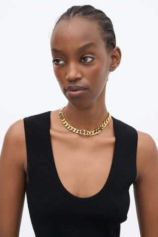 Dior Gold 30 Montaigne Choker Necklace