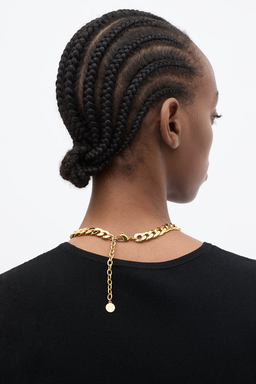 Dior Gold 30 Montaigne Choker Necklace