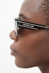 Dior Gold & Brown DiorClub M3U Shield Sunglasses