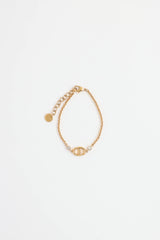 Dior Logo Charm Bracelet