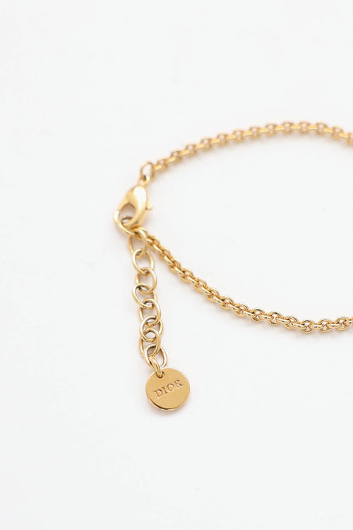 Dior Logo Charm Bracelet