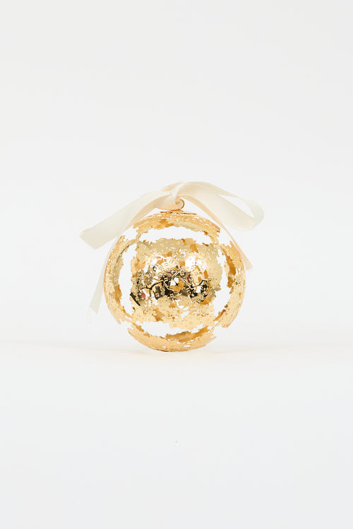 Dior Gold Tree Cutout Ornament