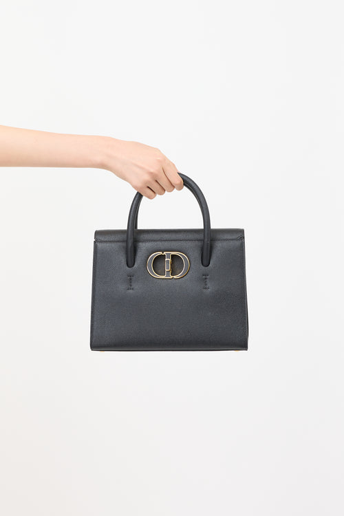 Dior Grained Leather St. Honore Tote Bag