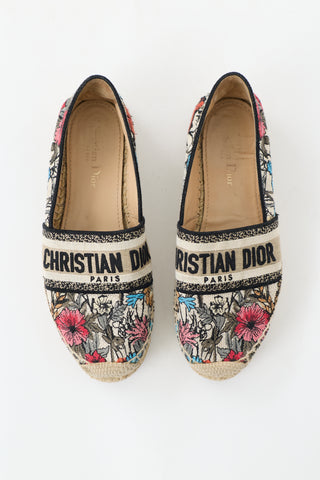 Dior Granville Floral Espadrille Sneaker