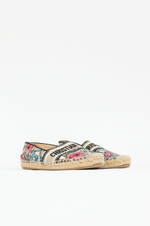 Dior Granville Floral Espadrille Sneaker