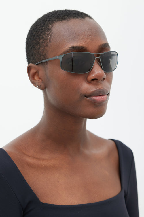 Dior Grey Dior Street Rectangular Sunglasses