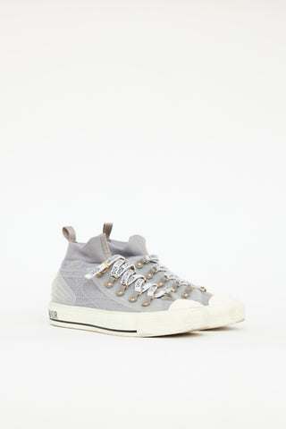 Dior Knit Walk'N'Dior High-Top Sneaker